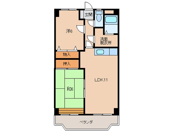 キューブＮの物件間取画像